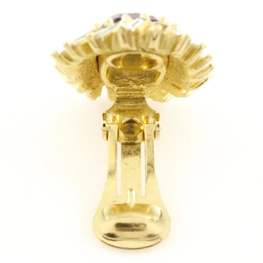 Dior Gold Plated 20.8 g Earrings - Picture 5 of 6